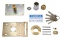 Conjunto de conversión para cerradura de llave INCECA plana a llave CS6 70MM Cromado (2 cuerpo)
