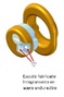 ESCUDO PROTECTOR DISEC MONOLITO BD 280-29D1R DORADO